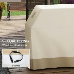 Rackhams 66W x 152Lcm PU Coated Protective Grill Cover - Beige - thumbnail 5