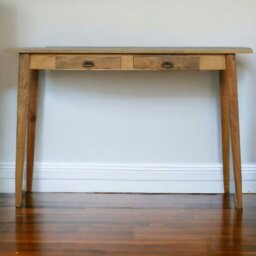Rackhams Solid Wood 2 Drawer Nordic Writing Desk
