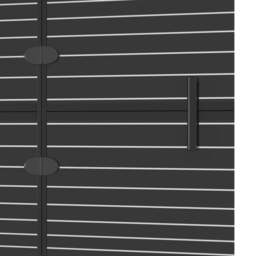 Rackhams Folding Shower Enclosure ESG 100x140 cm Black - thumbnail 6