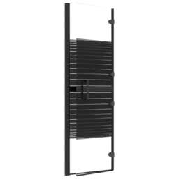 Rackhams Folding Shower Enclosure ESG 100x140 cm Black - thumbnail 5