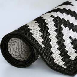 Rackhams Ecology Outdoor Rug Black - 100bl - 240X340 cm - thumbnail 5