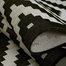 Rackhams Ecology Outdoor Rug Black - 100bl - 240X340 cm - thumbnail 3