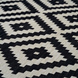 Rackhams Ecology Outdoor Rug Black - 100bl - 240X340 cm - thumbnail 2