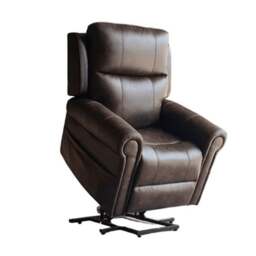 Rackhams Chester Rise and Recline Armchair Electric Dual Motor Brown - thumbnail 2