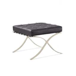 Rackhams Barcelona Chair And Stool, Real Leather - Brown - Chair Only - thumbnail 6