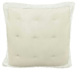 Rackhams Modern Velvet Edge Cushion - 43cm x 43cm - Teal - thumbnail 3