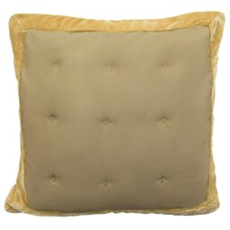 Rackhams Modern Velvet Edge Cushion - 43cm x 43cm - Teal - thumbnail 2