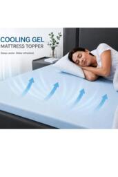Rackhams Cooling Hydro Foam Mattress Topper – 5cm - Double