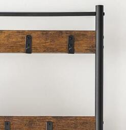 Rackhams Coat Rack with Shoe Storage Bench with Steel Frame - thumbnail 5