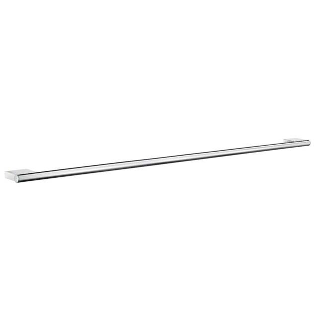 "Rackhams Polished Chrome Towel Rail 80cm/31.4"" Wall Mounted with Concealed Screws Bathroom Towel Holder"