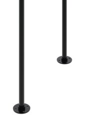 Rackhams 71cm/27.95 inch 2Pcs Black H-shaped Metal Table Legs Furniture Replacement Legs for Dining Table, Desks and Workbenches - Black - thumbnail 6