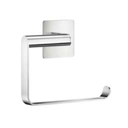 Rackhams Polished Stainless Steel Toilet Roll Holder Self Adhesive Bathroom Wall Mounted