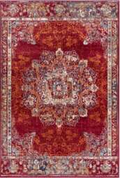 Rackhams Orient Maderno Medallion Red Rug - 57X90 cm - thumbnail 1