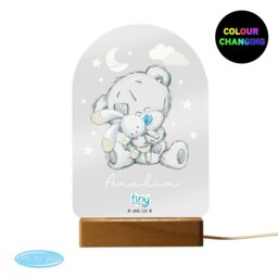 Rackhams Tiny Tatty Teddy Wooden Based LED Light - thumbnail 1