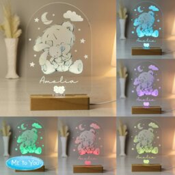Rackhams Tiny Tatty Teddy Wooden Based LED Light - thumbnail 4