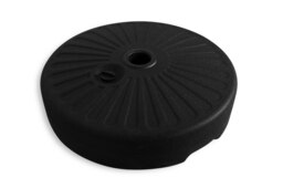 Rackhams Round Garden Parasol Base - Black - thumbnail 2