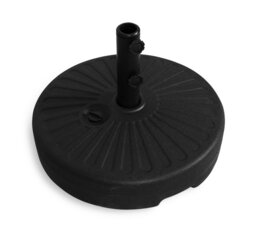 Rackhams Round Garden Parasol Base - Black - thumbnail 1