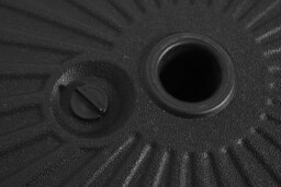 Rackhams Round Garden Parasol Base - Black - thumbnail 5