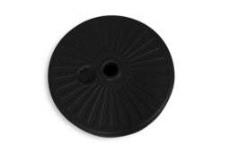 Rackhams Round Garden Parasol Base - Black - thumbnail 3