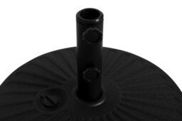 Rackhams Round Garden Parasol Base - Black - thumbnail 4