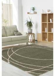 Rackhams Halo Squiggle Green Rug – Eco-Friendly - 200X290 cm - thumbnail 4