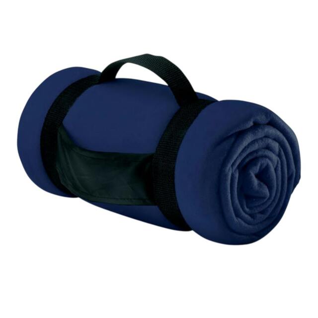 Rackhams Stavenger Fleece Blanket - Blue - One Size - Blue - 100% Mixed