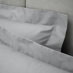 Rackhams 180 Thread Count Egyptian Cotton Oxford Pillow case Silver Grey - Oxford - Silver Grey - thumbnail 2