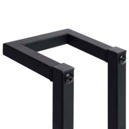 Rackhams Towel Rack Black 12.5x12.5x60 cm Iron - thumbnail 6