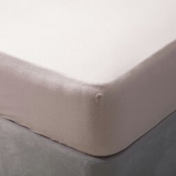 Rackhams Brushed Cotton Extra Deep Fitted Sheet - Powder Pink - Powder Pink - Superking - 100% Brushed Cotton - thumbnail 3