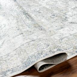 Rackhams Lillian-Washable Taupe Brown Traditional Vintage Boho Rug - 200 x 275 cm - thumbnail 4