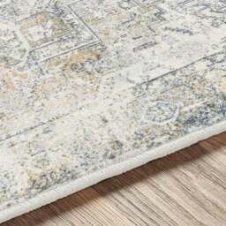 Rackhams Lillian-Washable Taupe Brown Traditional Vintage Boho Rug - 200 x 275 cm - thumbnail 3