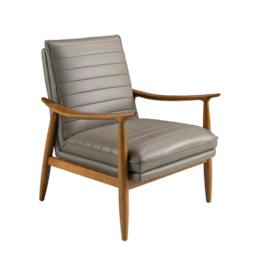 Rackhams Dark Grey Leather Armchair 5130 - Modern - Yes - No