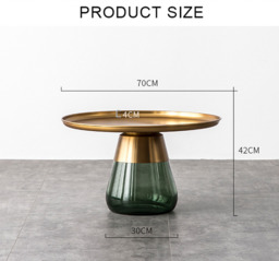 Rackhams Eros Coffee Table, Glass - Black Table ( Height 52cm ) - Black Table ( Height 52cm ) - thumbnail 6