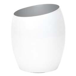 Rackhams Contemporary Designer White Metal Integrated LED Table/Floor Lamp Uplighter - thumbnail 1