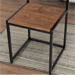 Rackhams Industrial 3-Piece Dining Rustic Table Set - thumbnail 4