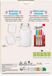 Rackhams Clean Cotton with Sharpie Create Your Own Candle Label 623g - Large - 1 - White - thumbnail 3