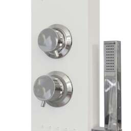Rackhams Shower Panel System Aluminium White - thumbnail 6