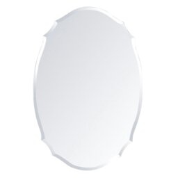 Rackhams 60cm H Ellipse Wall Mounted Mirror with Beveled Edge - thumbnail 2