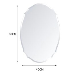 Rackhams 60cm H Ellipse Wall Mounted Mirror with Beveled Edge - thumbnail 3