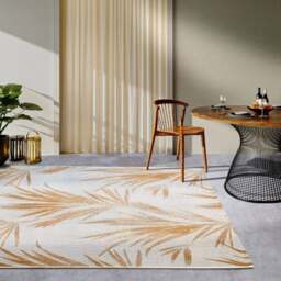 Rackhams Indoor & Outdoor Rug Leonie Cream Gold - 120X180 cm - thumbnail 6