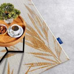 Rackhams Indoor & Outdoor Rug Leonie Cream Gold - 120X180 cm - thumbnail 5