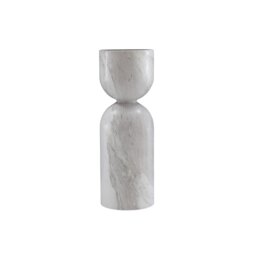 Rackhams Salt Lamp Table - White Marble