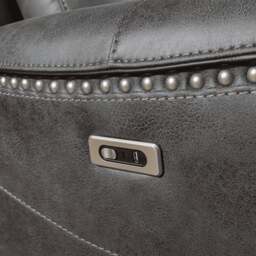 Rackhams Techtronic Leather Like Smart Electric Reclining Corner Sofa - thumbnail 4