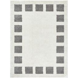 Rackhams Fossay Shag-Washable Beige Charcoal Modern High Pile Rug - 160 x 213 cm - thumbnail 2