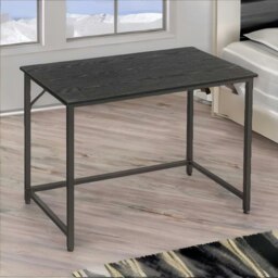 Rackhams Industrial Computer Desk Home Office Workstation Black - thumbnail 2