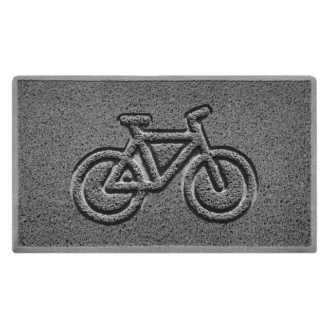 "Rackhams ""Cycle"" Grey Spaghetti Doormat - Grey - 75cm x 44cm - Yes (Suitable for Indoors)" - image 1