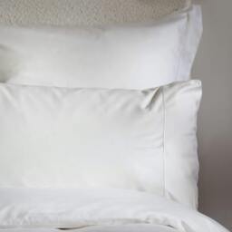 Rackhams White 400 Thread Count Egyptian Cotton Duvet Cover - Single - thumbnail 3
