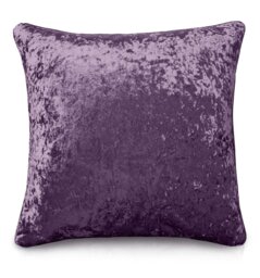 Rackhams Luxury Crushed Velvet Plain Scatter Cushion - 43cm x 43cm - Silver - thumbnail 6