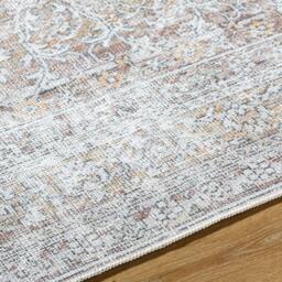 Rackhams Our Pnw Home Rainier-Washable Brown Beige Traditional Vintage Boho Rug - 160 x 220 cm - thumbnail 3