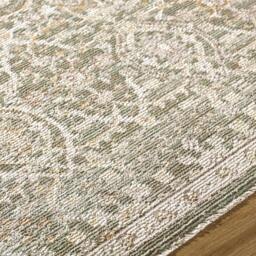 Rackhams Galey Alix Myrtle Avenue-Vintage Brown Green Grey Traditional Boho Fringe Rug - 160 x 230 cm - thumbnail 3